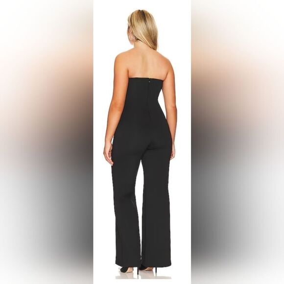 Good American Black Strapless Jumpsuit - Picture 2 of 6